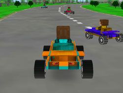 Minecraft 3D Racing