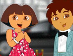 Dora and Diego in a Red Carpet Show - Jogos Online